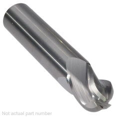 313-626 ||  12mm Diameter, Uncoated Ball Endmills