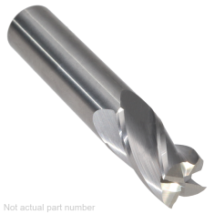 313-724 ||  10mm Diameter, Uncoated Square Endmills