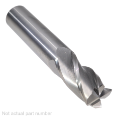 311-484 ||  16mm Diameter, Uncoated Corner Radius Endmills