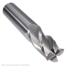 311-494 ||  20mm Diameter, Uncoated Corner Radius Endmills