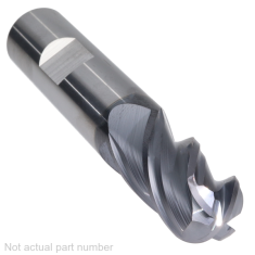 500-226W-1 ||  14mm Diameter, PowerA V4 Ball Endmills with Flat