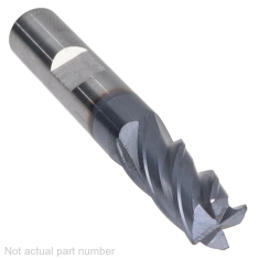 500-481W-1 ||  10mm Diameter, PowerA V4 Corner Radius Endmills with Flat