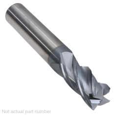 400-461-1 ||  1/2 Diameter, PowerA V4 Corner Radius Endmills no Flat