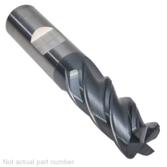 400-476W-1 ||  1/2 Diameter, PowerA V4 Corner Radius Endmills with Flat