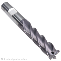 501-014W-1 ||  12mm Diameter, PowerA V4 Square Endmills with Flat