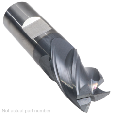 402-020W-1 ||  5/8 Diameter, PowerA v4 Square Endmills With Flat