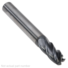 402-445-1 ||  1/4 Diameter, PowerA V4 Corner Radius Endmills no Flat