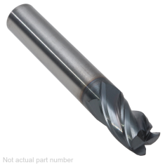 402-454-1 ||  5/16 Diameter, PowerA V4 Corner Radius Endmills no Flat