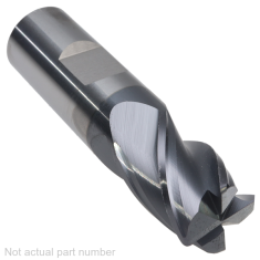 402-494W-1 ||  5/8 Diameter, PowerA V4 Corner Radius Endmills with Flat