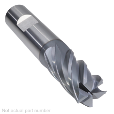 408-022W-1 ||  3/4 Diameter, PowerA V5 Square Endmills - With Flat