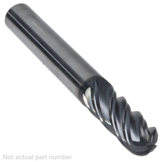 410-214-1 ||  3/8 Diameter, PowerA V5 Ball Endmills - No Flat