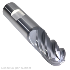 408-224W-1 ||  3/4 Diameter, PowerA V5 Ball Endmills - With Flat