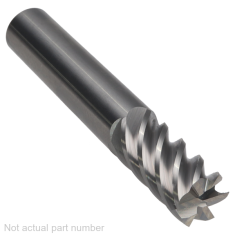 511-016 ||  12mm Diameter, Uncoated F45 6FL Square Endmills