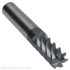 511-271-1 ||  12mm Diameter, PowerA F45 6FL Corner Radius Endmills