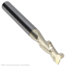 417-010-4 ||  1/4 Diameter, PowerZ Square End Chipbreaker Axmill