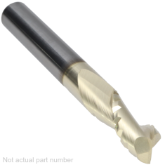417-016-4 ||  3/8 Diameter, PowerZ Square End Chipbreaker Axmill