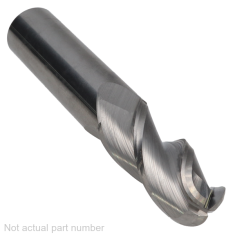 420-222 ||  1/2 Diameter, Uncoated Ball End Axmills