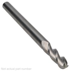 421-312 ||  3/8 Diameter, Uncoated Ball End Axmills