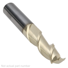 528-004-4 ||  8mm Diameter, PowerZ 45 Degree Helix Square Hypermills
