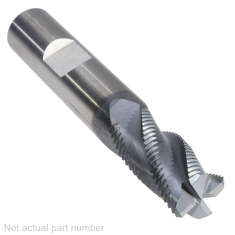 533-108W-1 ||  12mm Diameter, PowerA Roughers - Fine Pitch with Flat