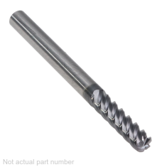 445-404-1 ||  1/8 Diameter, PowerA HY5 Corner Radius Endmills