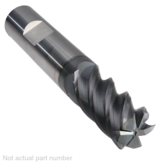 445-505W-1 ||  3/4 Diameter, PowerA HY5 Corner Radius Endmills with Flat