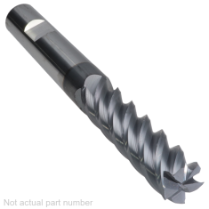 546-016W-1 ||  14mm Diameter, PowerA HY5 Square Endmills with Flat