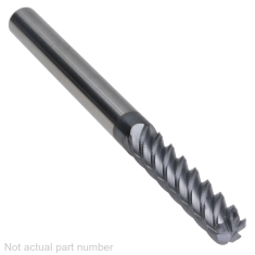 446-404-1 ||  1/4 Diameter, PowerA HY5 Corner Radius Endmills