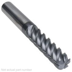 446-436-1 ||  1/2 Diameter, PowerA HY5 Corner Radius Endmills