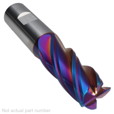 451-494W-5 ||  1 Diameter, PowerN Pro+ V4 Corner Radius Endmills with Flat