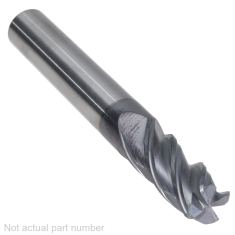 500-474-1 ||  8mm Diameter, PowerA V4 Corner Radius Endmills