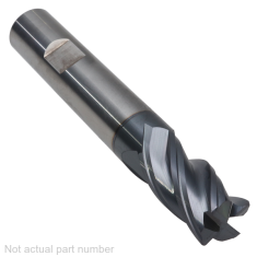 500-501W-1 ||  14mm Diameter, PowerA V4 Corner Radius Endmills with Flat