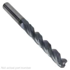 601-602-1 ||  .2559 Diameter, PowerA Solid Carbide - Jobber Drills