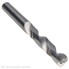 751-712 ||  9.8 Diameter, Uncoated Hurricane Drills - 5xD - Coolant Through