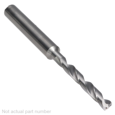 752-512 ||  3.4 Diameter, Uncoated Hurricane Drills - 8xD - Coolant Through