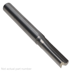 903-104 ||  5 Diameter Two Flute Straight Cut - Plunge Fishtail End - Uncoated