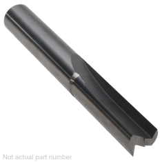 903-110 ||  10 Diameter Two Flute Straight Cut - Plunge Fishtail End - Uncoated