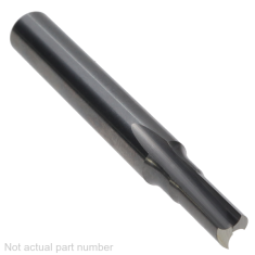 803-804 ||  3/16 Diameter Two Flute 'O' Flute Straight Cut - Fishtail End - Uncoated