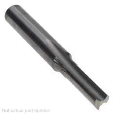 803-806 ||  3/16 Diameter Two Flute 'O' Flute Straight Cut - Fishtail End - Uncoated
