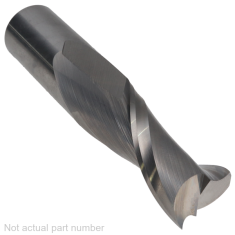 904-018 ||  18 Diameter Two Flute Upcut Spiral - Plunge Fishtail - Uncoated