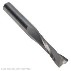 807-008 ||  7/32 Diameter Two Flute Upcut Slow Helix - Endmill End - Uncoated