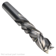 821-014 ||  3/4 Diameter Four Flute Compression - Endmill End - Uncoated