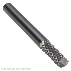 FGRM6D ||  6mm Diameter,  Fiberglass Router - Drill End