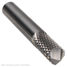 FGRM9D ||  12mm Diameter,  Fiberglass Router - Drill End