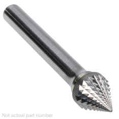 SJ-2DM ||  5/16 Diameter, Diamondcut SJ - 60 Degree Included Cone Burs