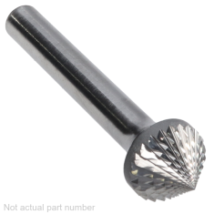 SK-4DM ||  7/16 Diameter, Diamondcut SK - 90 Degree Included Cone Burs