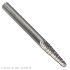SL-41CB ||  1/8 Diameter, Chipbreaker SL - Radius Cone Shape Burs - 8 Degree