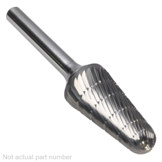 SL-7CB ||  3/4 Diameter, Chipbreaker SL - Radius Cone Shape Burs - 14 Degree