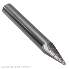 SM-2MMCB ||  6mm Diameter, Chipbreaker SM - Pointed Cone Shape Burs - 12 Degree