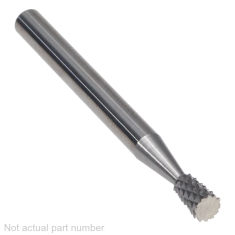 SN-41MMDM ||  2.5mm Diameter, Diamondcut SN - Inverted Cone Shape Burs - 10 Degree